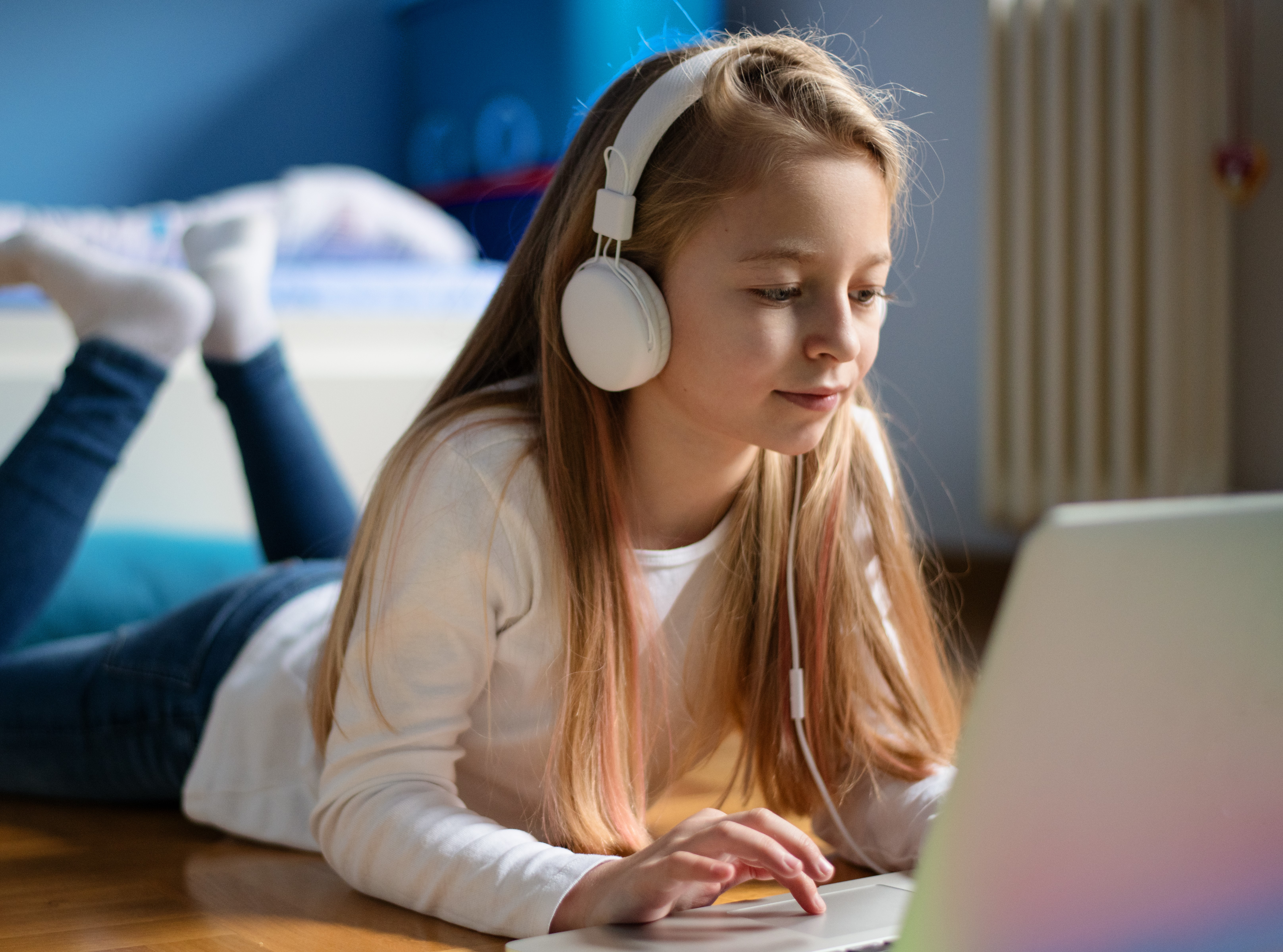 Girl With Headset Oldest Photo